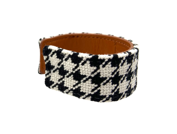 classic houndstooth slim cuff