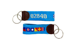 Newport flags keychain