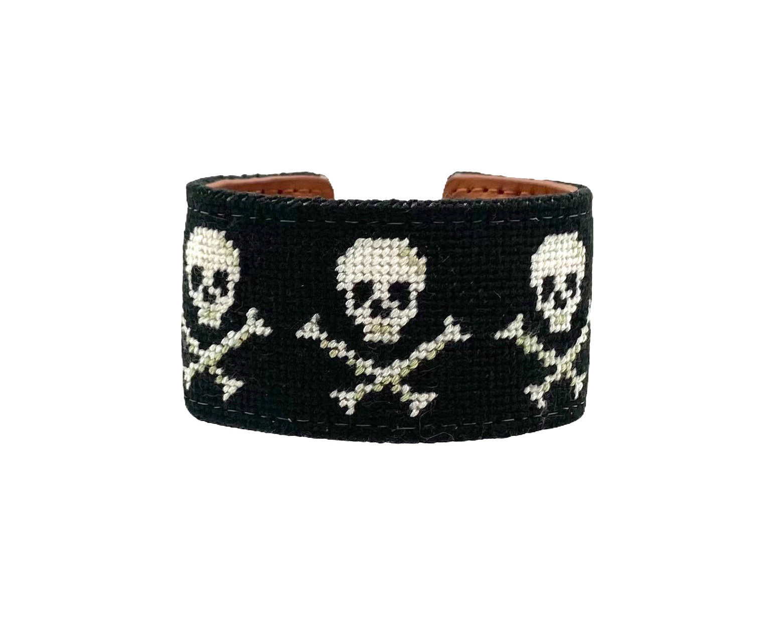 pirates needlepoint cuff