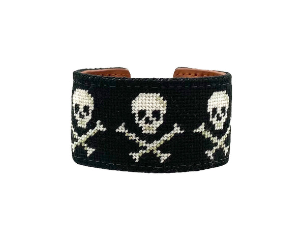pirates needlepoint cuff