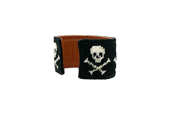 pirates needlepoint cuff