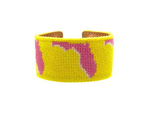 sunshine state needlepoint cuff