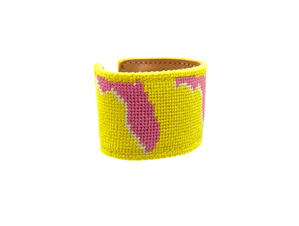 sunshine state needlepoint cuff