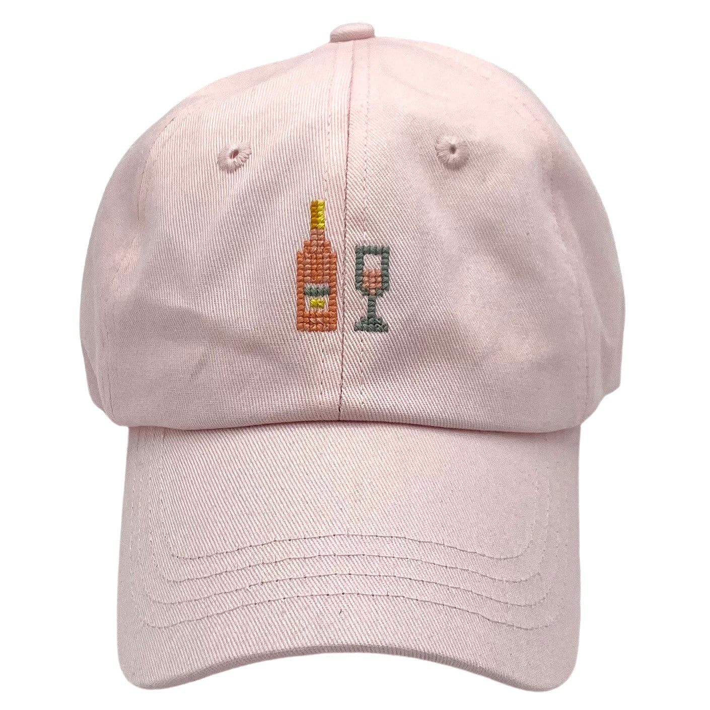rosé all day on baby pink hat