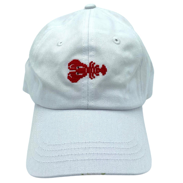 lobster on snow white hat