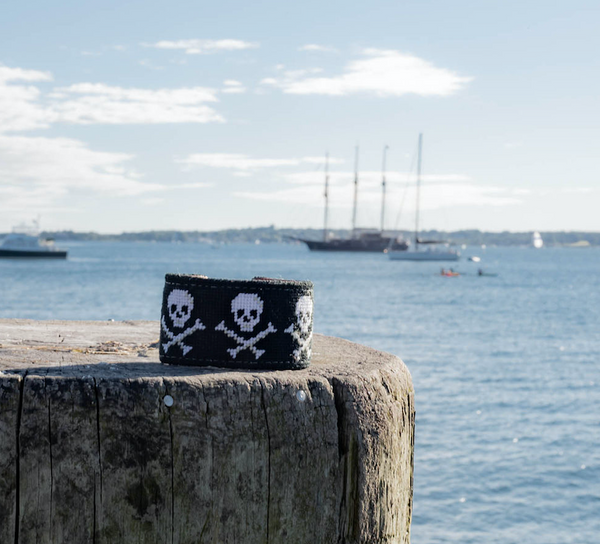 pirates needlepoint cuff