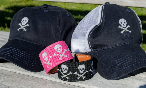 pirates needlepoint cuff